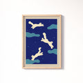 Cloud Jumpers Art Print