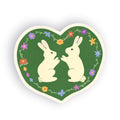 Love Bunnies Sticker
